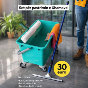 Set profesional për pastrimin e Dritareve